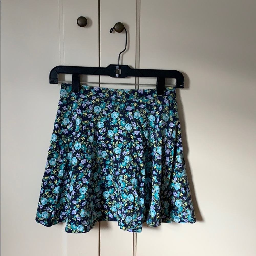 Floral skater skirt